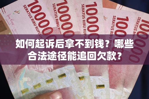 武汉如何起诉后拿不到钱？哪些合法途径能追回欠款？