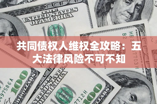 武汉共同债权人维权全攻略：五大法律风险不可不知