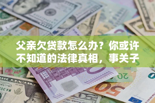 武汉父亲欠贷款怎么办？你或许不知道的法律真相，事关子女未来
