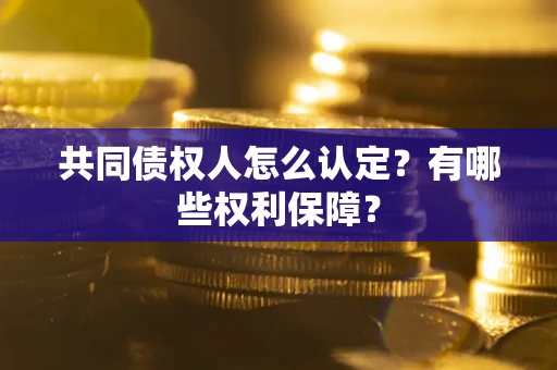 武汉共同债权人怎么认定？有哪些权利保障？