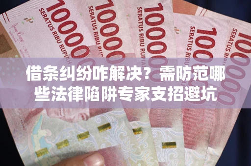 武汉借条纠纷咋解决？需防范哪些法律陷阱专家支招避坑