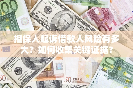 武汉担保人起诉借款人风险有多大？如何收集关键证据？