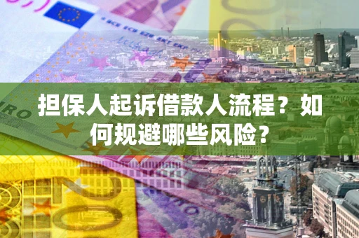 武汉担保人起诉借款人流程？如何规避哪些风险？