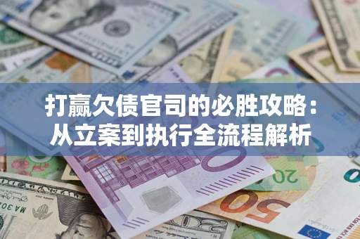 武汉打赢欠债官司的必胜攻略：从立案到执行全流程解析