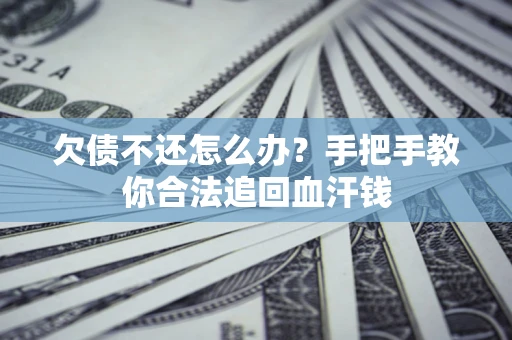 武汉欠债不还怎么办?手把手教你合法追回血汗钱 武汉欠债不还怎么办?手把手教你合法追回血汗钱