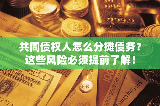 武汉共同债权人怎么分摊债务？这些风险必须提前了解！