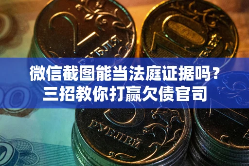 武汉微信截图能当法庭证据吗？三招教你打赢欠债官司