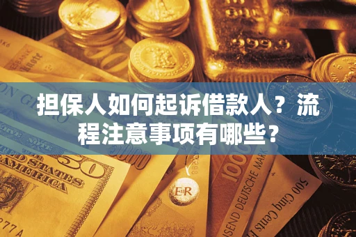 武汉担保人如何起诉借款人？流程注意事项有哪些？